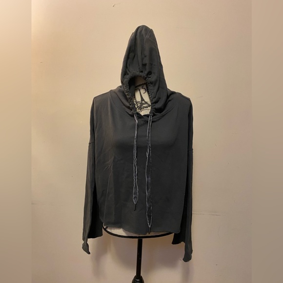 Askya oversized cropped hoodie ⭕️3/$15⭕️ - Picture 1 of 6